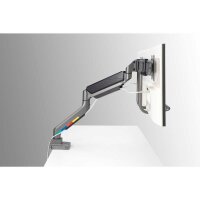 Kensington Monitor-Halterung SmartFit™ Dual K58272WW dunkelgrau für 2 Monitore, Tischklemme