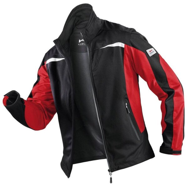 KÜBLER® unisex Arbeitsjacke 1141 schwarz, rot Größe S