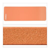 relaxdays Yogamatte orange 60,0 x 180,0 x 1,0 cm