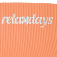 relaxdays Yogamatte orange 60,0 x 180,0 x 1,0 cm