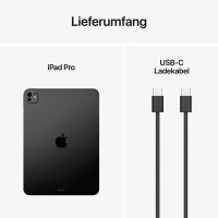 Apple iPad Pro11 (2025) Wi-Fi (8.Generation) 27,9 cm (11,0 Zoll) 256 GB schwarz
