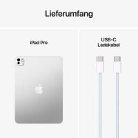 Apple iPad Pro11 (2025) Wi-Fi (8.Generation) 27,9 cm (11,0 Zoll) 512 GB silber
