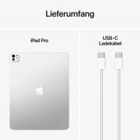 Apple iPad Pro 13 (2025) Wi-Fi (8.Generation) 33,0 cm (13,0 Zoll) 256 GB silber
