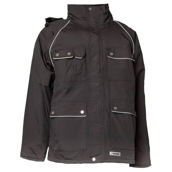 PLANAM® unisex Parka CANVAS 320 schwarz Größe 2XL