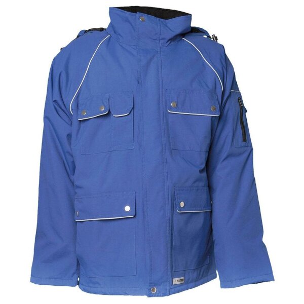 PLANAM® unisex Parka CANVAS 320 kornblau Größe 4XL