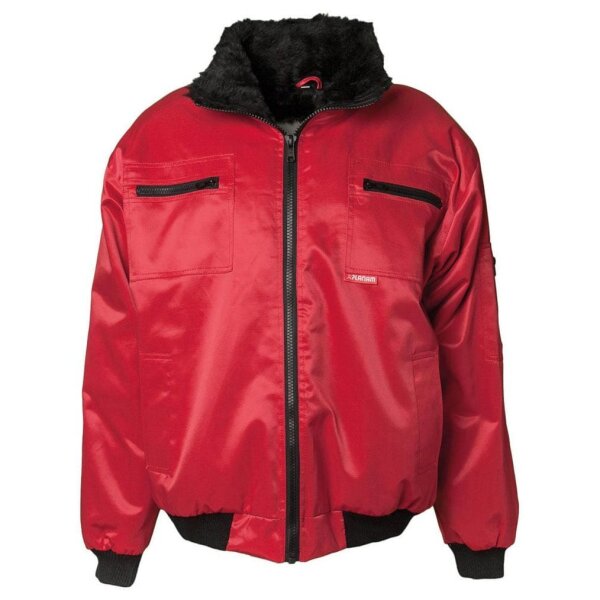 PLANAM® Herren Pilotenjacke GLETSCHER rot Größe 3XL