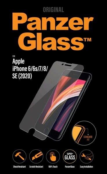 PanzerGlass™ Display-Schutzglas für Apple iPhone 6, iPhone 6s, iPhone 7, iPhone 8, iPhone SE 2. Gen (2020), iPhone SE 3. Gen (2022)