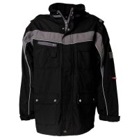 PLANAM® unisex Winterjacke PLALINE schwarz, zink...