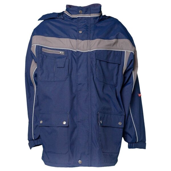 PLANAM® unisex Winterjacke PLALINE marine, zink Größe XS