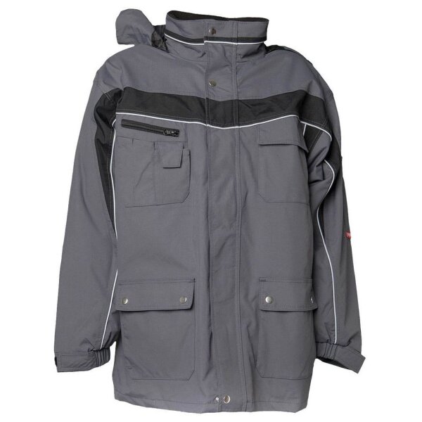 PLANAM® unisex Winterjacke PLALINE schiefer, schwarz Größe XS