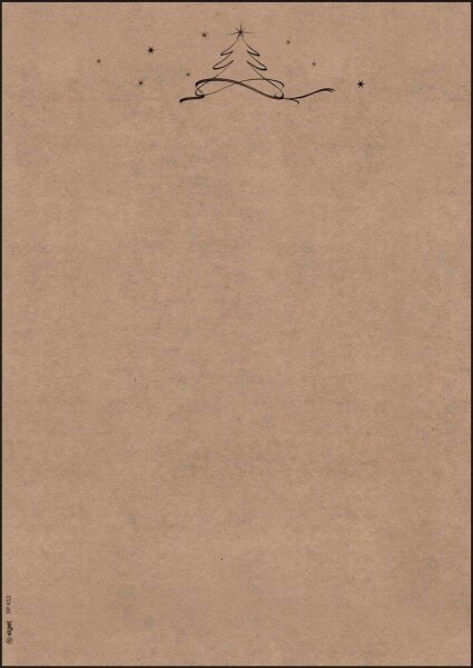 SIGEL Weihnachtsbriefpapier Christmas Tree Motiv DIN A4 100 g/qm 100 Blatt