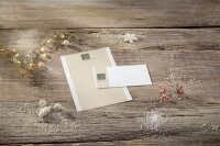 SIGEL Weihnachtsbriefpapier White Apple Motiv DIN A4 90...