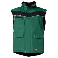 PLANAM® unisex Winterweste PLALINE grün, schwarz...