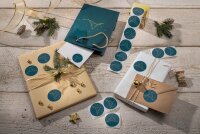 10 SIGEL Weihnachtskarten Christmas Tree petrol DIN A6