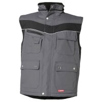 PLANAM® unisex Winterweste PLALINE schiefer, schwarz...