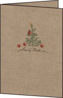 SIGEL Weihnachtskarten Christmas with Apples DS075 DIN A6