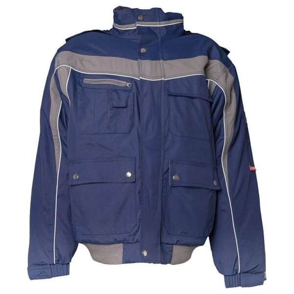 PLANAM® unisex Arbeitsjacke PLALINE marine, zink Größe L