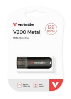verbatim USB-Stick V200 Metal schwarz 128 GB, 1 St.