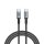 verbatim Sync & Charge Ladekabel schwarz, Kabellänge: 1,2 m, 60 W