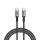 verbatim Sync & Charge Ladekabel schwarz, Kabellänge: 1,2 m, 100 W