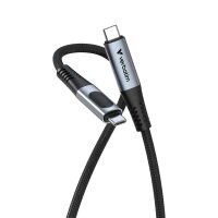 verbatim Sync & Charge mit Display Ladekabel schwarz, Kabellänge: 1,2 m, 100 W