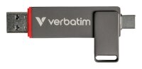 verbatim USB-Stick Dual QuickStick grau 128 GB, 1 St.