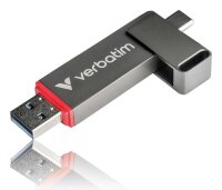 verbatim USB-Stick Dual QuickStick grau 128 GB, 1 St.