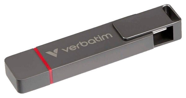 verbatim USB-Stick Dual QuickStick grau 256 GB, 1 St.