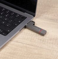 verbatim USB-Stick Dual QuickStick grau 256 GB, 1 St.