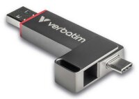 verbatim USB-Stick Dual QuickStick grau 1 TB, 1 St.