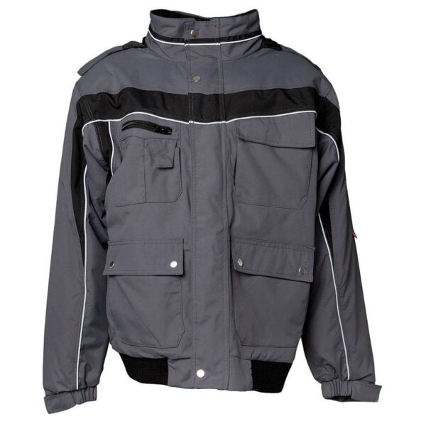 PLANAM® unisex Arbeitsjacke PLALINE schiefer, schwarz Größe L