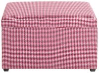HAKU Möbel Sitztruhe 25430 rot, weiß Holz 65,0 cm
