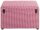 HAKU Möbel Sitztruhe 25430 rot, weiß Holz 65,0 cm