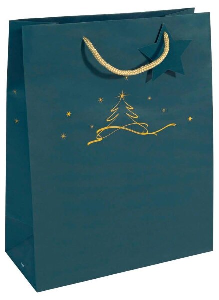 5 SIGEL Geschenktüten Christmas tree Motiv 26,0 x 33,0 cm