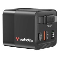 verbatim 32217 GaN Ladeadapter schwarz, 65 W