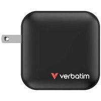 verbatim 32231 Mini GaN Ladeadapter schwarz, 100 W