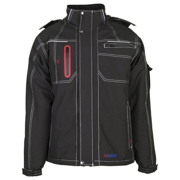 PLANAM® unisex Winterjacke BASALT schwarz Größe 2XL