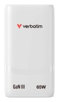 verbatim Fold n’ Go GaN III Ladeadapter weiß, 65 W