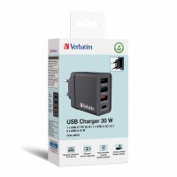 verbatim CHR-30EU1 Ladeadapter schwarz, 30 W
