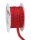 PRÄSENT Geschenkband Stitches seidenmatt rot 7,0 mm x 20,0 m