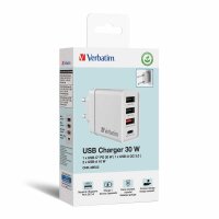 verbatim CHR-30EU2 Ladeadapter weiß, 30 W