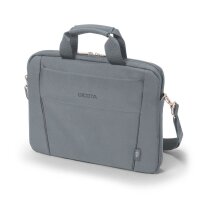 DICOTA Laptoptasche Slim Eco BASE Kunstfaser grau...
