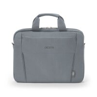 DICOTA Laptoptasche Slim Eco BASE Kunstfaser grau...