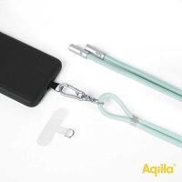 Aqiila® LANYARD Handykette Ladekabel grün, Kabellänge: 0,3 - 1,5 m, 60 Watt