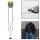 Aqiila® LANYARD Handykette Ladekabel grün, Kabellänge: 0,3 - 1,5 m, 60 Watt