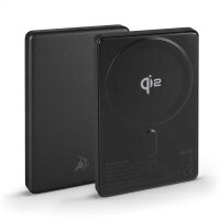 Aqiila® Qi2 wireless Powerbank 5.000 mAh schwarz