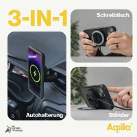 Aqiila® Qi2 Ladeadapter schwarz, 15 Watt