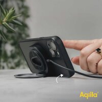 Aqiila® Qi2 Ladeadapter schwarz, 15 Watt