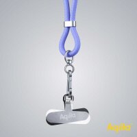 Aqiila® LANYARD Handykette Ladekabel lila, Kabellänge: 0,3 - 1,5 m, 60 Watt