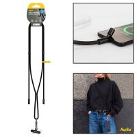Aqiila® LANYARD Handykette Ladekabel schwarz,...